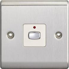 Energenie MiHome Smart 6MM Light Switch 1 Gang Dimmer Steel