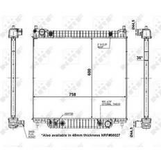 Computerkühlung NRF 58155 Kühler, Motorkühlung