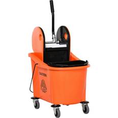 Oranje Trolley Tafels Homcom Mopwagen 26L Oranje