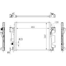 NRF Radiator 59274