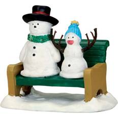 Weihnachtsfigur Snowdad and snowbaby