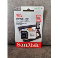 Micro sdxc sandisk SanDisk ultra uhs-i mit adapter, micro-sdxc speicherkarte, 512 gb, 120 mb/s