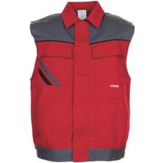 Planam Arbejdsveste Planam Arbejds Vest - Rød/Skiffer/Sort
