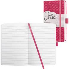 Sigel JN104 Notebook Jolie Approx A6 Lined Hardcover Design Fuchsia Pink