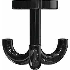 Black Coat Hooks Hewi Dreifachhaken Ø50 mm 90 Tiefschwarz 477.90.050 Coat Hook