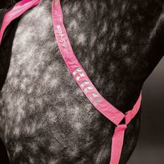 Full Grooming & Care Shires Equi-Flector Breastplate, Pink Pony/Cob Pink