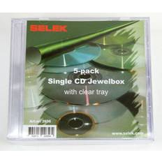 cd CD-Box Transparant 5-pack [Levering: 2-3 dage]