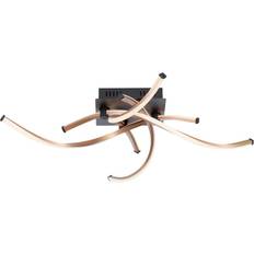 Paul Neuhaus Loftplafonder Paul Neuhaus LED-Loftlampe Polina 4 Lyskilder Guld Dæmpbar Loftplafond