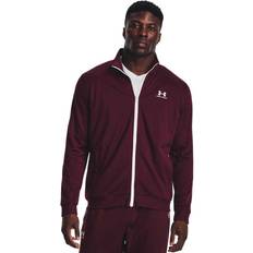 Outerwear Under Armour Men's Sportstyle Tricot Jacket Dark Maroon White