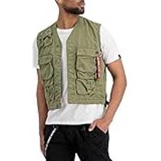 Alpha Industries Hombre Chalecos Alpha Industries Military Chaleco - Oliva