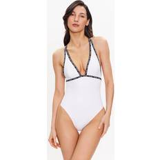 Calvin Klein Swimwear Badeanzug KW0KW02075 Weiß