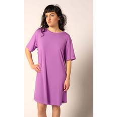 Lila Nachthemden Skiny Sleepshirt kurzarm