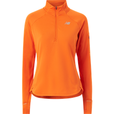 New balance half zip New Balance Heat Grid Half-Zip Longsleeve Women Orange