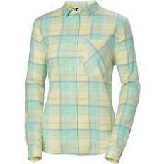 Helly Hansen Camisas Helly Hansen Camisa Lokka De Franela Orgánica De Manga Larga Para Mujer Verde