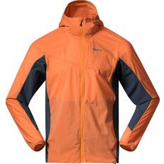 Mens windbreaker Bergans Men's Rabot Light Windbreaker Jacket, XL, Cloudberry Yellow/Orion Blue