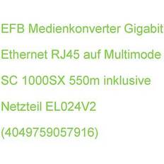 Lantech Elektronik mediakonverterare RJ45-STP/SC