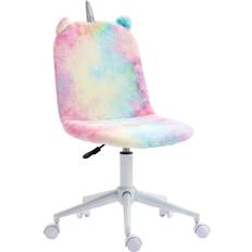 Office Chairs Vinsetto Fluffy Unicorn Office Chair 88cm