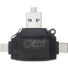 4-IN-1 MULTIFUNCTIONAL MICROSD/SD CARD READER