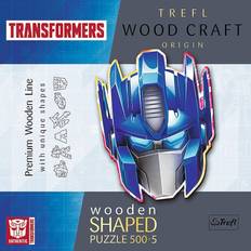 Trefl 20195 Wood Craft Transformers Puzzle Holz Contured, Mehrfarbig