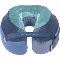 Memory foam Cuscini per il collo Cabeau Evolution Earth Cuscino per il collo Blu