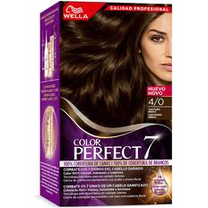 Wella Color Perfect 7 cobertura de canas #4/0-castaño medio 60ml