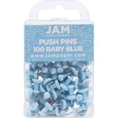 Blue Paper Clips & Magnets Jam Paper Colorful Push Pins Pushpins