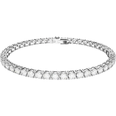 Women Bracelets Swarovski Matrix Tennis Bracelet - Silver/Transparent