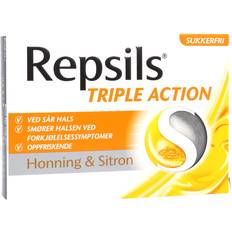 Repsils Triple Action Honning & Sitron 24 st Sugetablett
