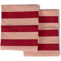 Byon Leya stripe Geschirrtuch Küchenhandtuch Rosa, Rot (70x50cm)
