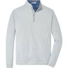 Peter Millar Perth Performance Quarter-Zip Top - British Grey