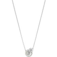 Georg jensen daisy vedhæng Georg Jensen Daisy Pendant Necklace - Silver/White