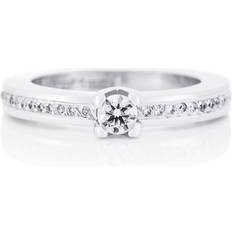 Efva Attling Heart To Heart Ring 0.19 ct White Gold