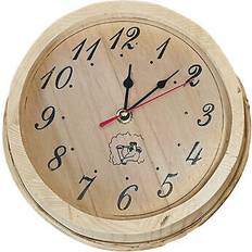 Cheap Sauna Rooms Aleko sauna spa analog clock finnish pine wood 9.5 inch diameter