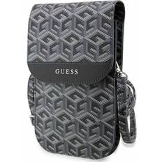 Handy schutz Guess universell handy tasche umhängetasche schutz gcube stripe schwarz