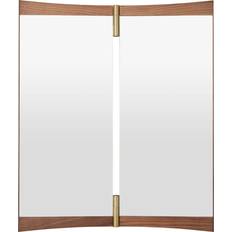 GUBI Vanity Wall Mirror 2 BxHxT 58.2x69x5.3 cm Natur Specchio da Parete