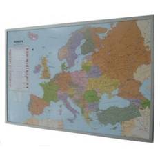 Pinnwände Politische Europakarte auf Kork-Pinnwand, deutsch, 90x60cm