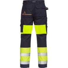Arbejdstøj & Udstyr Fristads Flamestat Hi Vis Bukser Dame - Gul/Marine