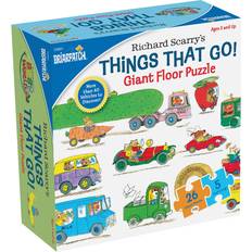 Cheap Floor Jigsaw Puzzles Richard Scarry's Things That Go! Giant Floor Puzzle: 26 Pcs