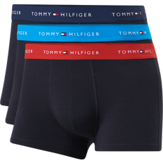 Hombre - Oro Ropa interior de hombre Tommy Hilfiger Three-Pack Cotton-Blend Jersey Trunks Blue