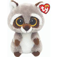 Mjukisdjur tvättbjörn leksaker TY Beanie Boo's Racoon Oakie 15cm