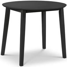 Black Dining Tables Julian Bowen Coast Black Dining Table 90cm