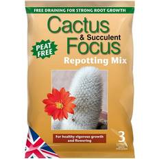 Pots, Plants & Cultivation Cactus & Succulent Focus Peat Free Repotting Mix 3L