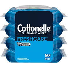 Toilet Papers Cottonelle Flushable Wet Wipes 4-pack