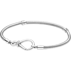 Pandora Moments Infinity Knot Snake Link Bracelet - Silver