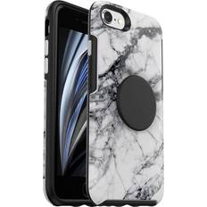 Iphone se 3rd gen OtterBox POP Case for iPhone SE 3rd & 2nd Gen iPhone 8 7 White Marble