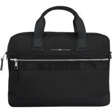 Tommy Hilfiger Herren Laptoptaschen Tommy Hilfiger Herren Th erhöhte Nylon Computertasche, Schwarz