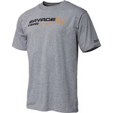 Savage Gear Signature Logo T-shirt - Grey Melange