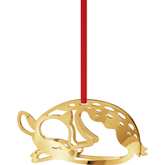 Juleornament 2023 Georg Jensen 2023 Deer Gilded Small Juletræspynt 4.2cm