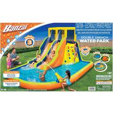 Plastic Water Slide Banzai Double Drench Water Park