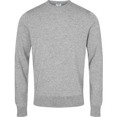 Filippa K Pulls Filippa K Cotton Merino Basic Sweater Light Grey Melange